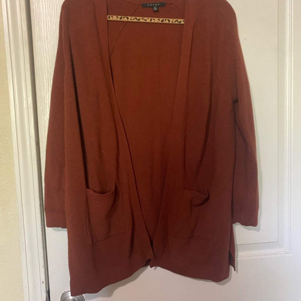 Women's Rust Cardigan